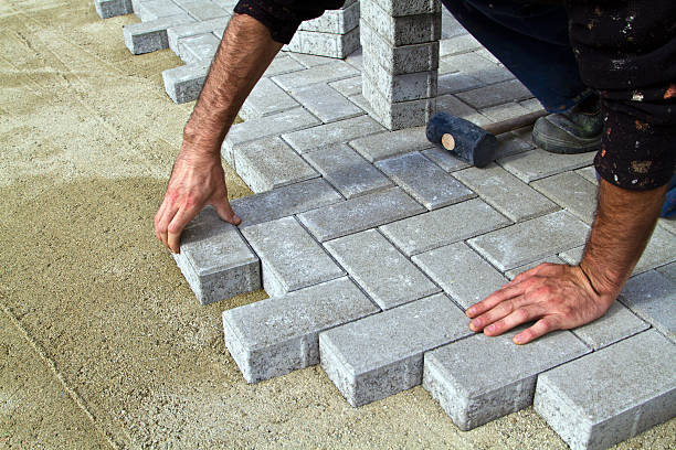 Permeable Paver Driveway in Holly Lake Ranch, TX